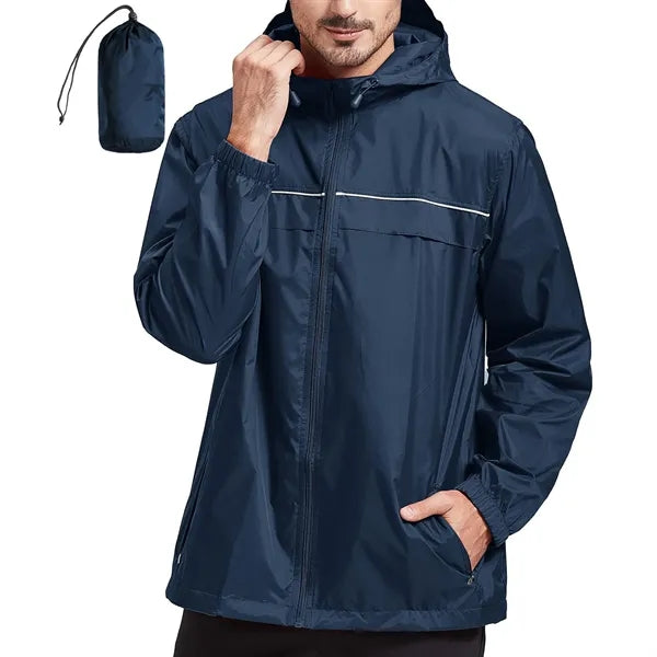 Rain Jacket Men Waterproof Windbreaker
