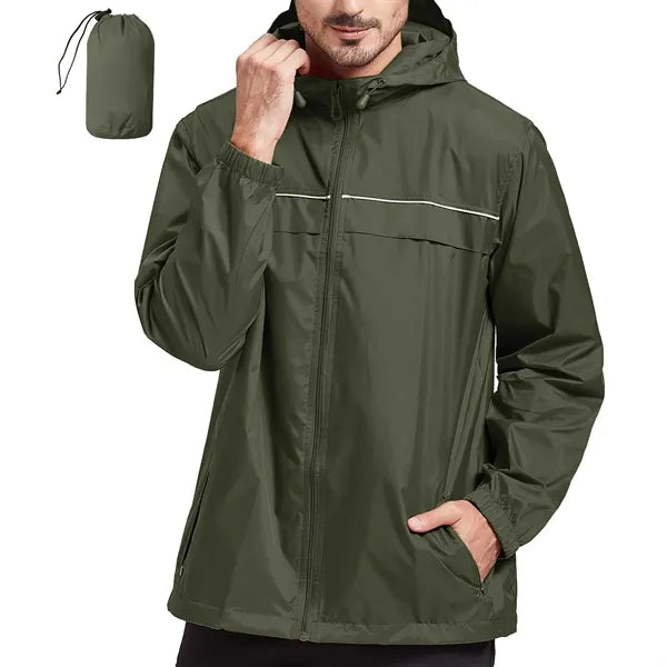Rain Jacket Men Waterproof Windbreaker