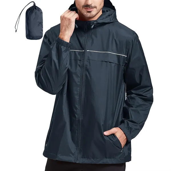 Rain Jacket Men Waterproof Windbreaker