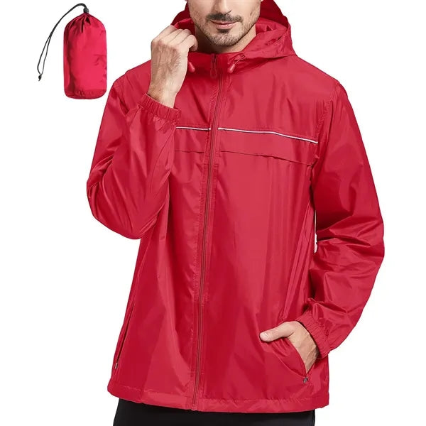 Rain Jacket Men Waterproof Windbreaker