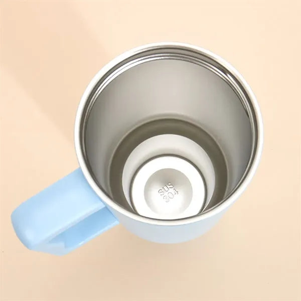 Large travel coffee insulated cup 40 oz tumbler with handle