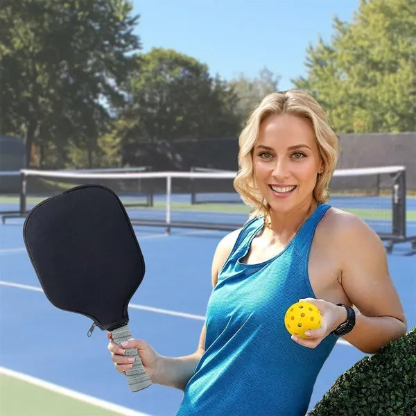 Waterproof Lightweight Zippered Pickleball Paddle Cover