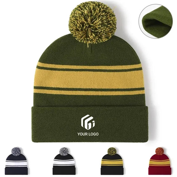 Unisex breathable soft warm ski sport winter knit hat beanie