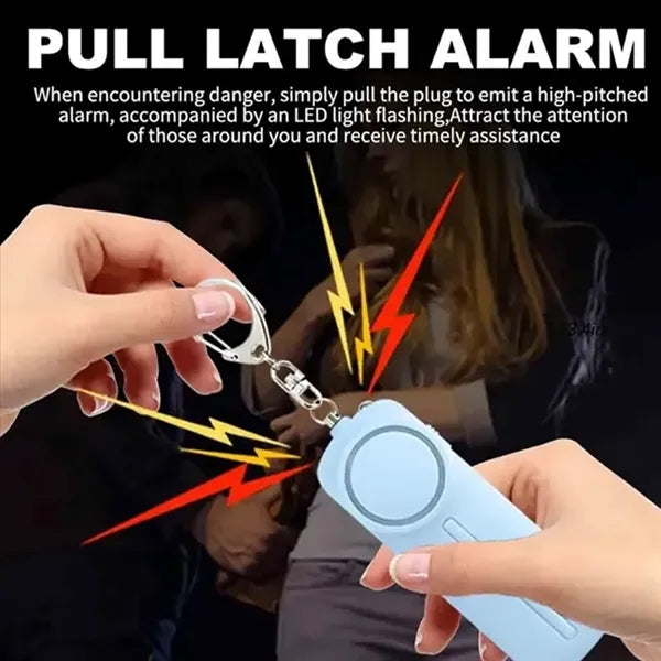 130dB Personal Safety Alarm with LED Light