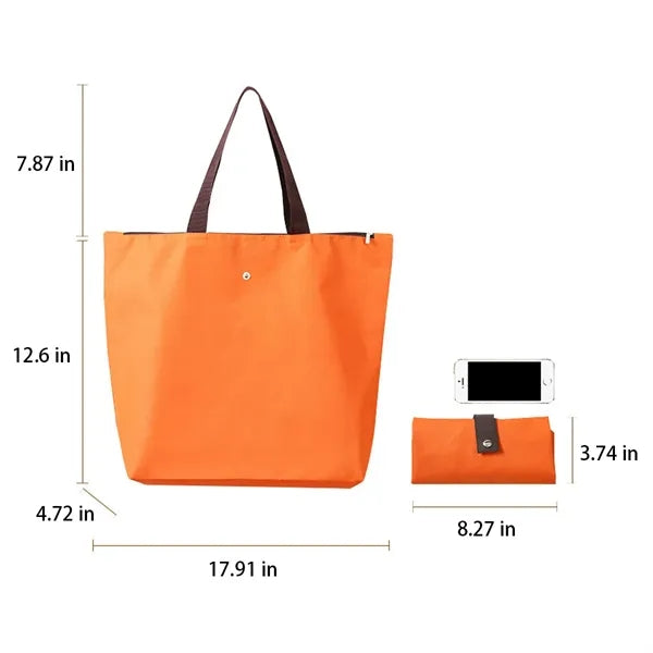 Foldable Minimalist Durable Oxford Tote Bag
