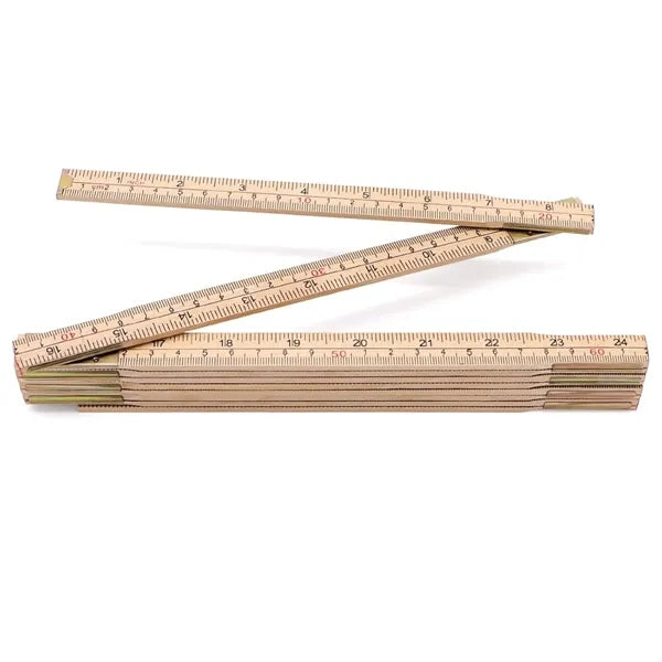 6.5ft/2m Carpenter's Folding Wood Rule