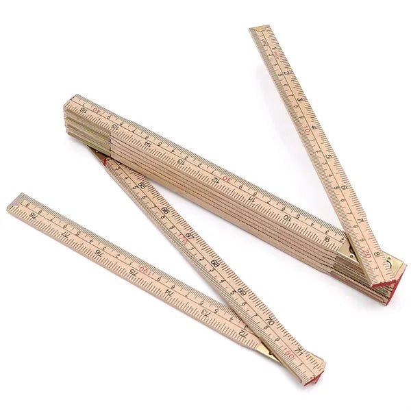 6.5ft/2m Carpenter's Folding Wood Rule