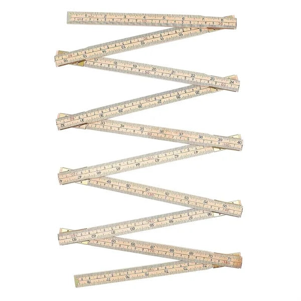 6.5ft/2m Carpenter's Folding Wood Rule