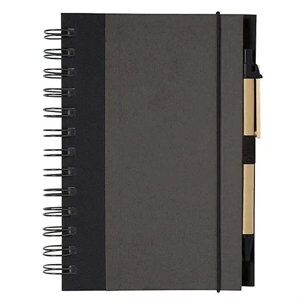 Eco-Inspired Spiral Notebook & Pen