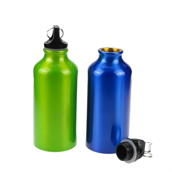 13oz Aluminium Sport Water Bottle with Carabiner