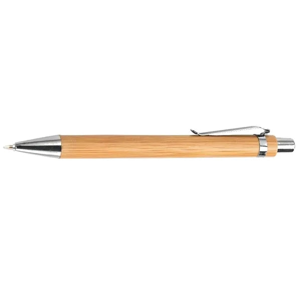 Eco-Friendly Bamboo Retractable Ballpoint Pen