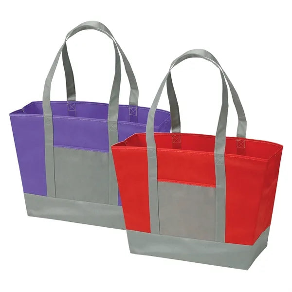 Two-tone Non-Woven Tote Bag