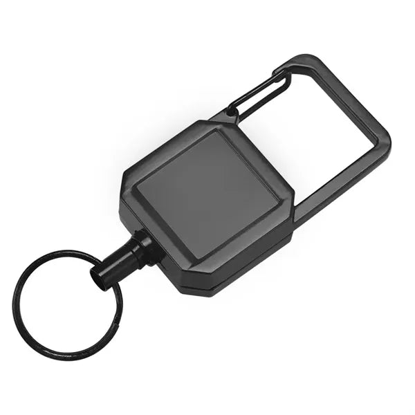 Outdoor Metal Square Keychain
