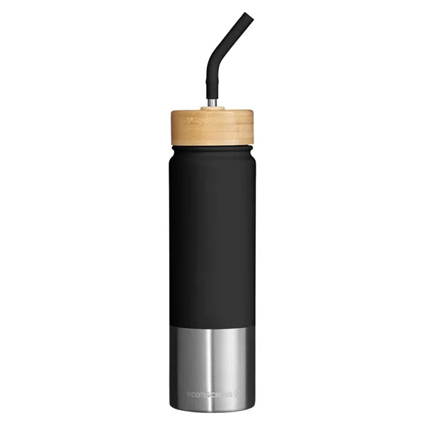 Econscious Playa 24 oz Stainless Steel Tumbler With Bambo...