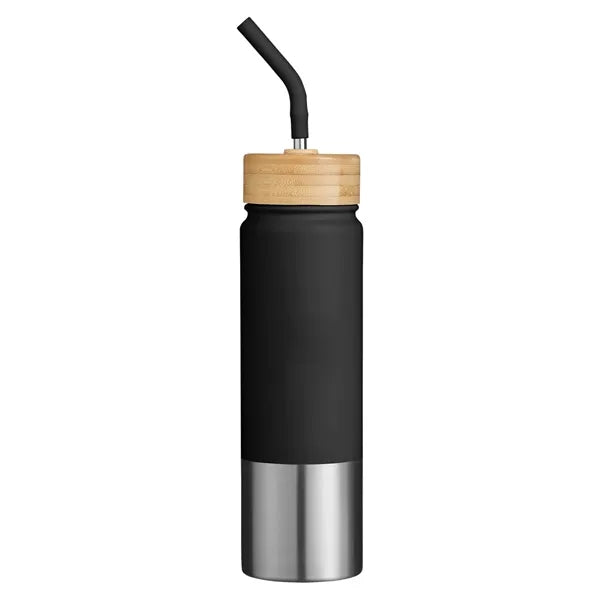 Econscious Playa 24 oz Stainless Steel Tumbler With Bambo...