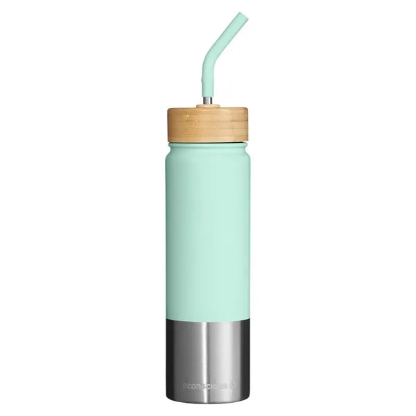 Econscious Playa 24 oz Stainless Steel Tumbler With Bambo...