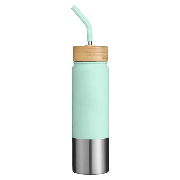 Econscious Playa 24 oz Stainless Steel Tumbler With Bambo...