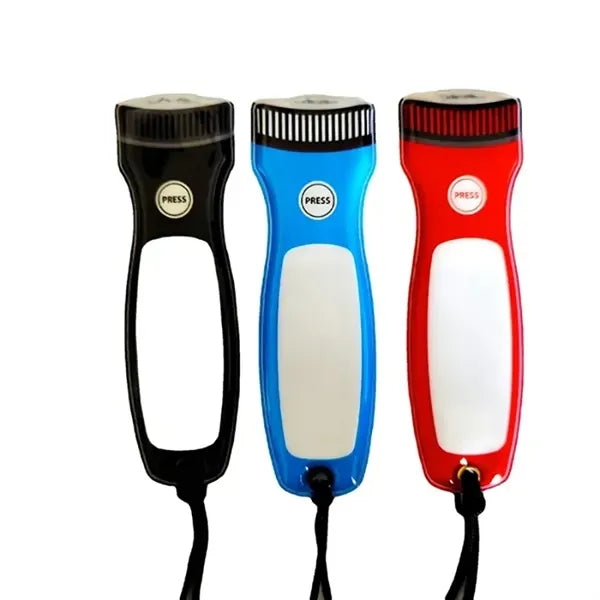 PVC Magnetic Flashlight Keychain Light