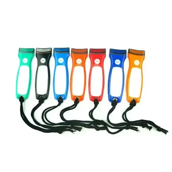 PVC Magnetic Flashlight Keychain Light
