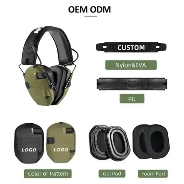 Noise Cancelling Ear Protection Headset Electronic Earmuff