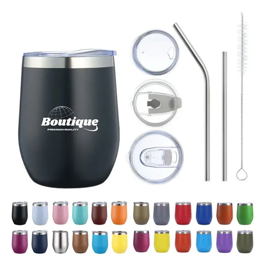 12Oz Stainless Steel Egg Shaped Vacuum Insulated Tumbler