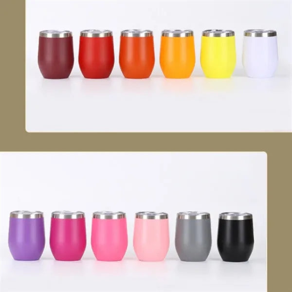 12Oz Stainless Steel Egg Shaped Vacuum Insulated Tumbler