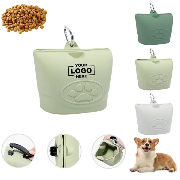Portable Silicone Dog Training Snack Waist Bag Free Shipping