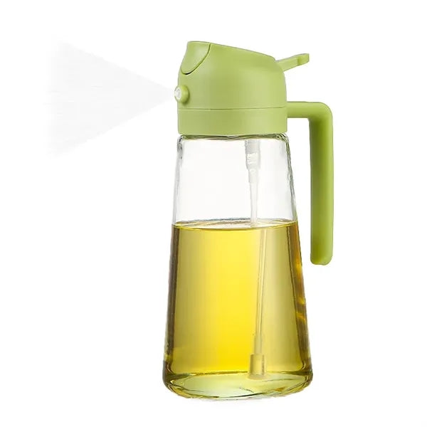 16Oz Glass Olive Oil Sprayer For Cooking With Stickers