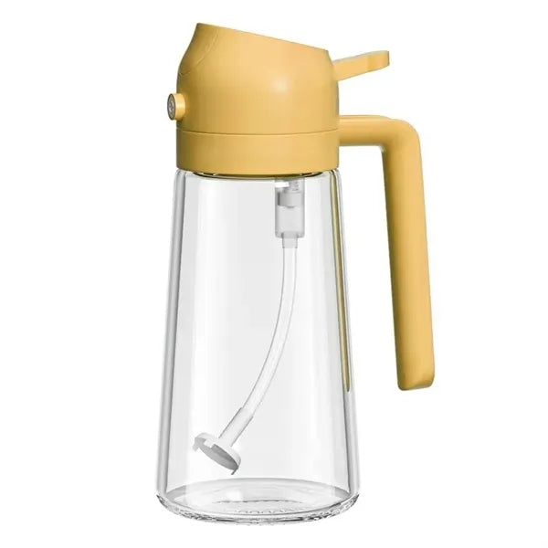 16Oz Glass Olive Oil Sprayer For Cooking With Stickers