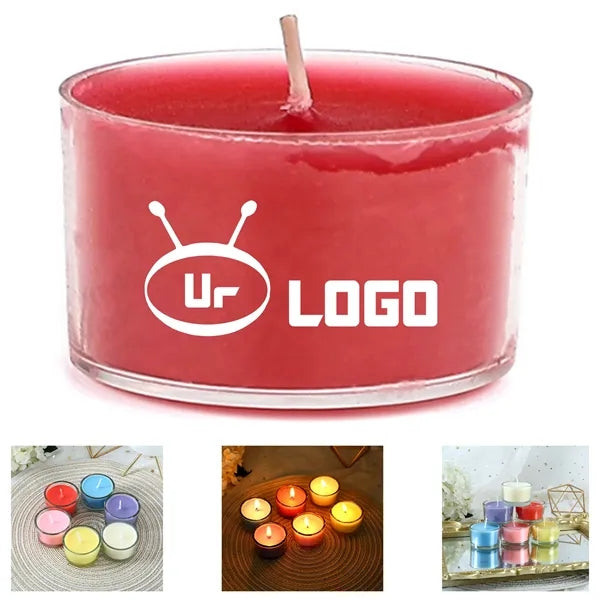 Organic Scented Candle With Glass Cup