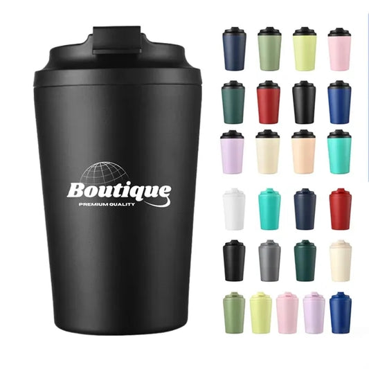 12Oz Stainless Steel Mini Coffee Tumbler With Lid