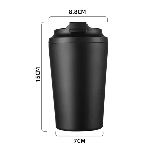 12Oz Stainless Steel Mini Coffee Tumbler With Lid