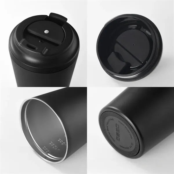 12Oz Stainless Steel Mini Coffee Tumbler With Lid