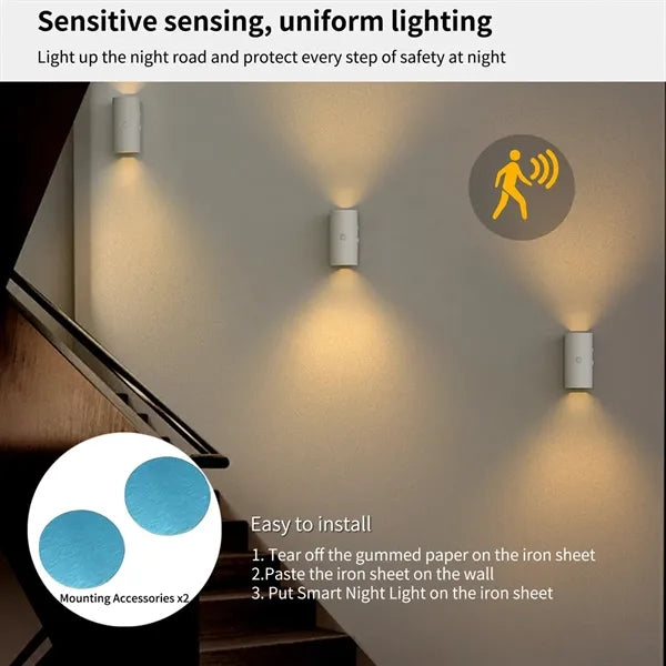 Magnetic Auto-Sensing 7 Colors Smart Motion Night Light