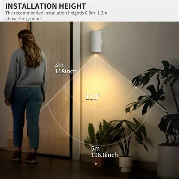Magnetic Auto-Sensing 7 Colors Smart Motion Night Light