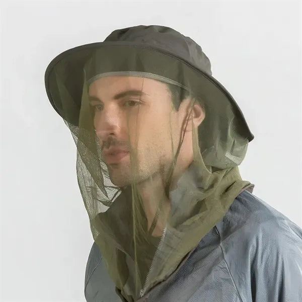 Outdoor Fishing Sun Protection Hat with Mosquito Head Net