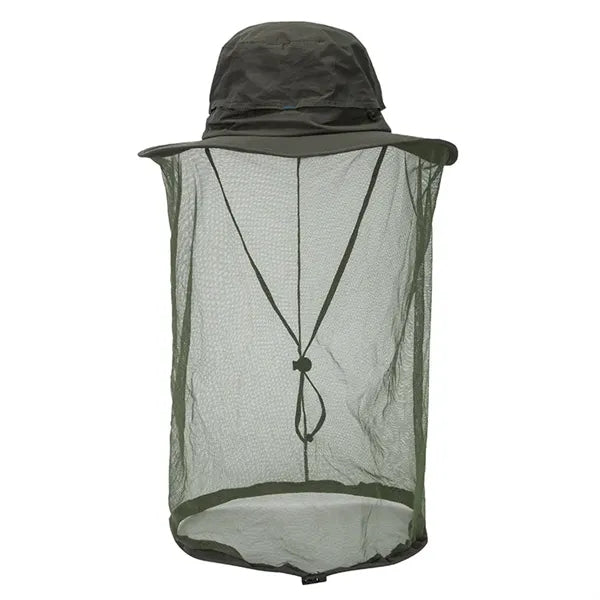 Outdoor Fishing Sun Protection Hat with Mosquito Head Net