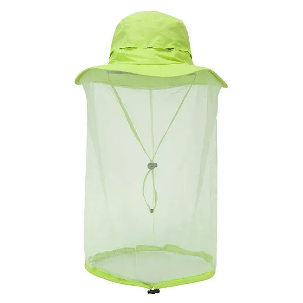 Outdoor Fishing Sun Protection Hat with Mosquito Head Net