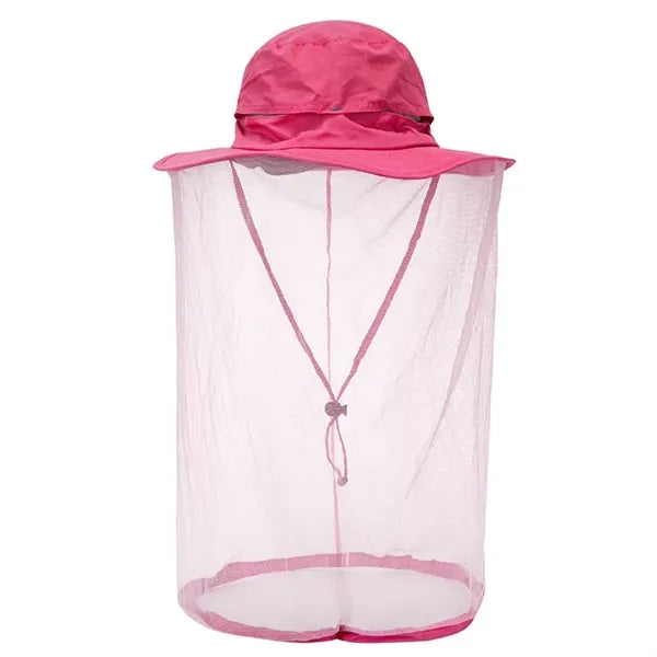 Outdoor Fishing Sun Protection Hat with Mosquito Head Net