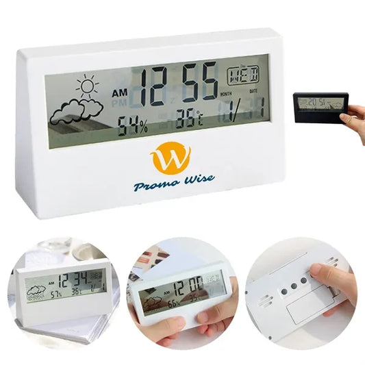 Auto Brightness Transparent LED Display Digital Alarm Clock