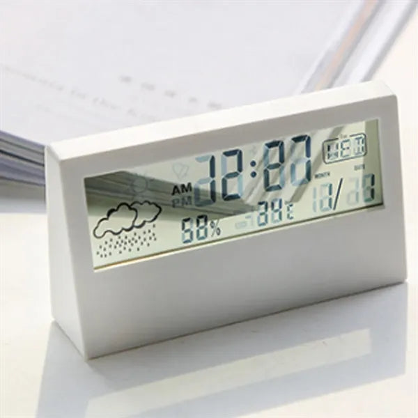 Auto Brightness Transparent LED Display Digital Alarm Clock