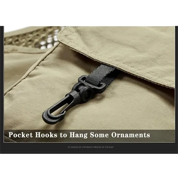 Breathable Multi-Pocket Quick-Dry Lightweight Outdoor Vest