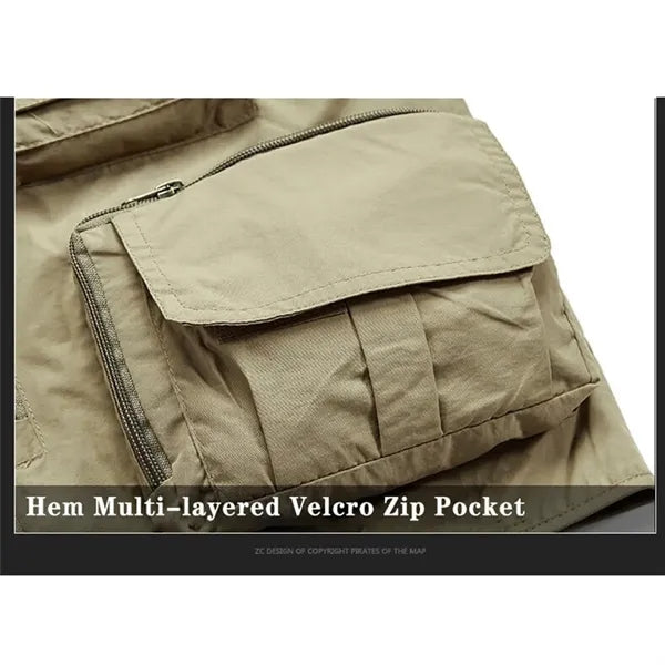 Breathable Multi-Pocket Quick-Dry Lightweight Outdoor Vest