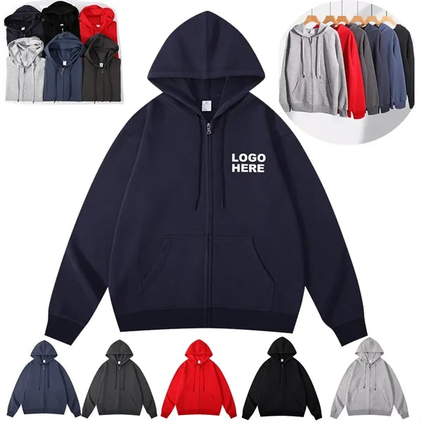 Corporate Team Jacket Unisex Full-Zip Hoodie