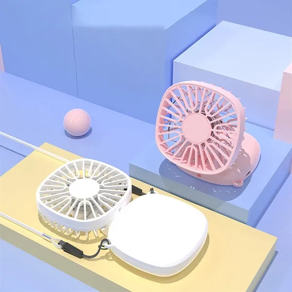 Portable Adjustable Foldable Rechargeable 3-Speed Neck Fan
