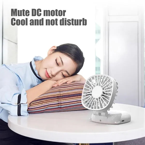 Portable Adjustable Foldable Rechargeable 3-Speed Neck Fan