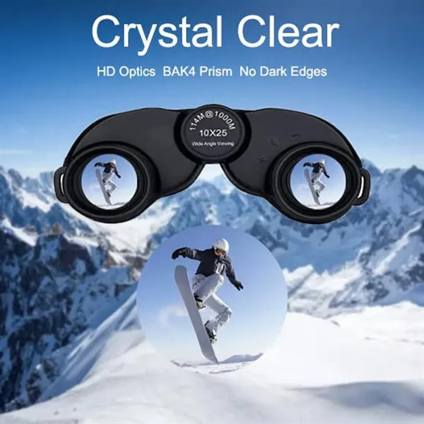 Shockproof Compact BAK4 Wide View Binoculars