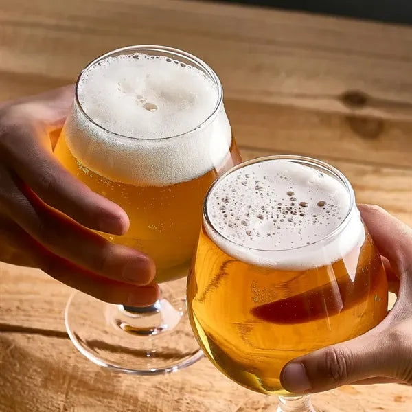Tulip Shape Glass Beer Mug 16oz
