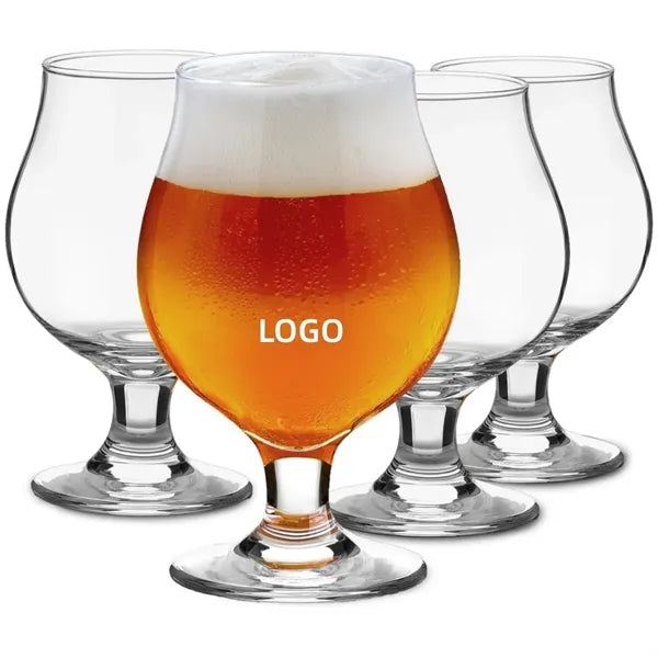 Tulip Shape Glass Beer Mug 16oz