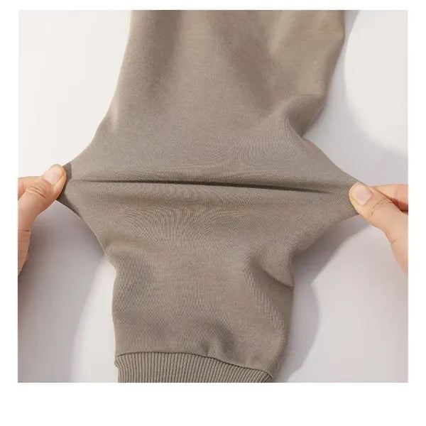 Men's Quarter-Zip Pullover Mock Neck Sweatshirt
